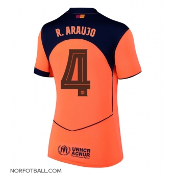 Billige Fotballdrakt Barcelona Ronald Araujo #4 Replika Tredjedrakt Dame 2025-26 Kortermet